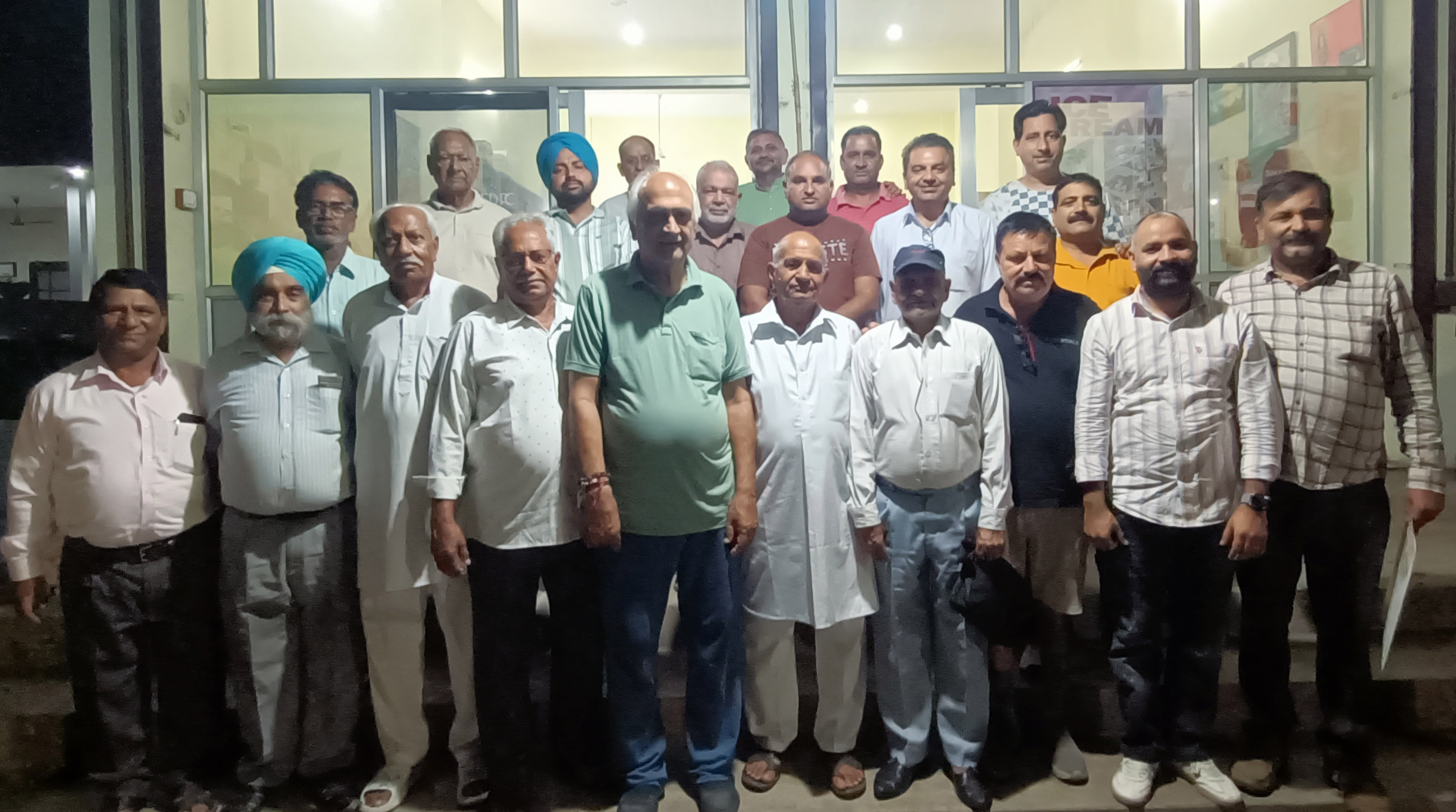 An important meeting of Santoshgarh Ekta Manch was held regarding "Proposed Chemical Industry"
